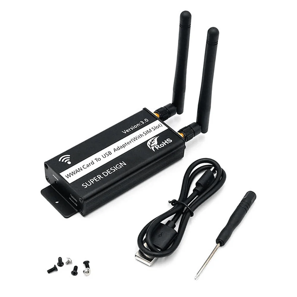 

Беспроводной адаптер NGFF M.2 Key B-USB со слотом для модуля WWAN/LTE/4G
