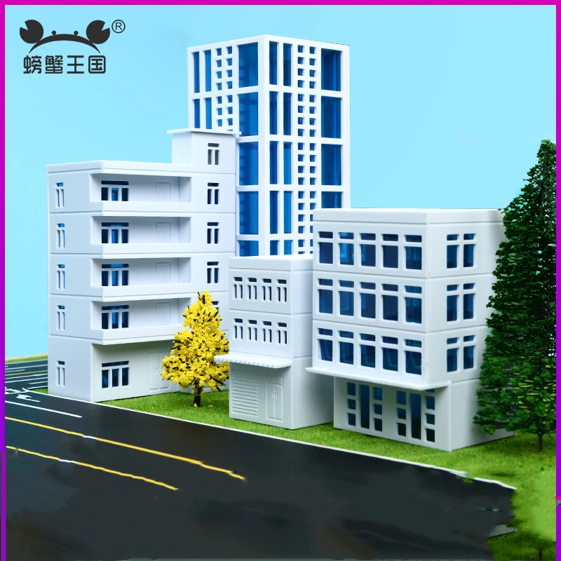 1/150 Modello Di Casa In Miniatura Modello N Gauge Accessori Ferroviari Layout Di Costruzione Del Giardino Architettura Fai Da Te Modello Materiale Di