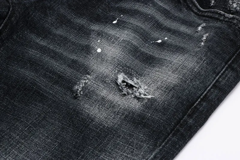 Street Fashion Men Jeans - Full Length View