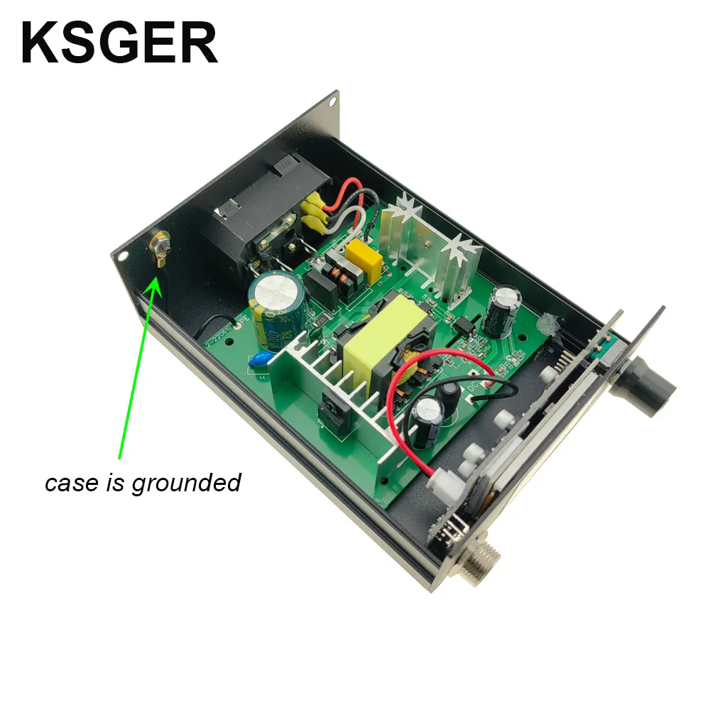 KSGER T12 Soldering Station Iron Tips V2.3 Controller DIY Kits 1.8 Inch Electric Tools Auto-standby Sleep 8s Tins Melting 4