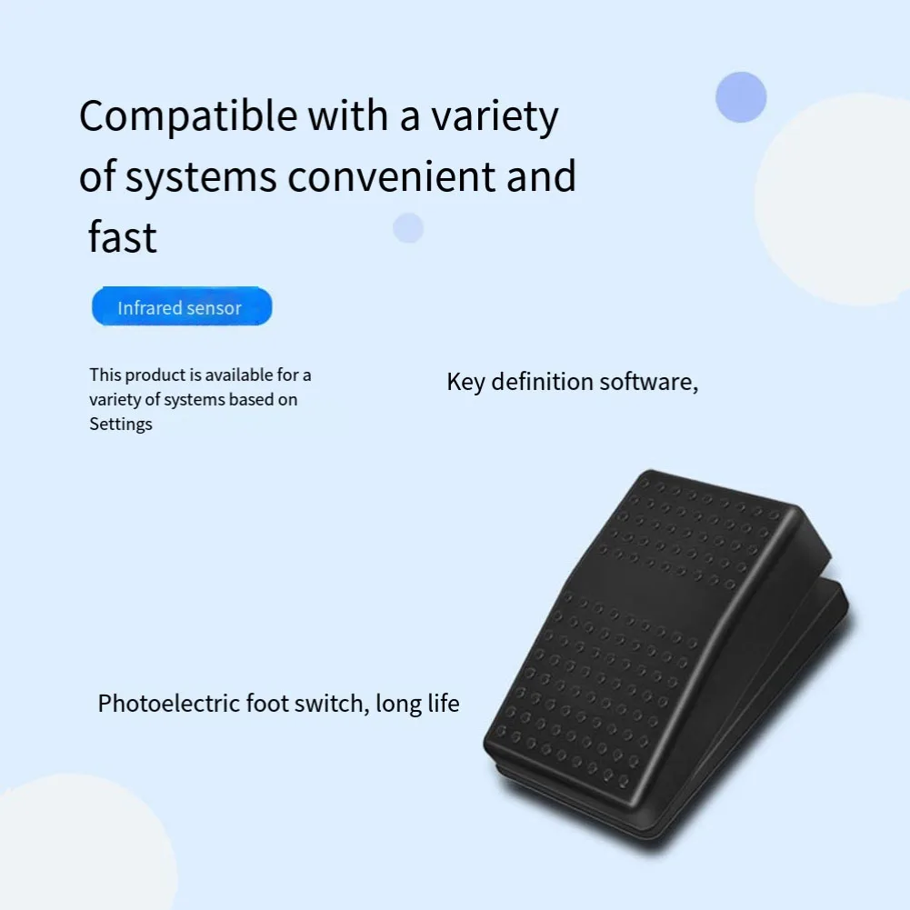 USB Foot Pedal Control Switch Pre-Programmed Keyboard Mouse Adapter Foot Pedal