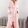 104034-172517.jpg Peignoir Long et chaud pour femmes, vêtements de maison, automne et hiver, velours de corail épais, décontracté, doux, solide, à lacets, vêtements de détente, 2025