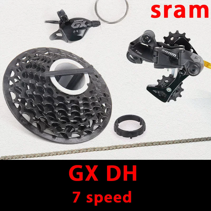 SRAM GX 7v MTB Bike kit DH Downhill Kit 7-speed GX Gear Shifter