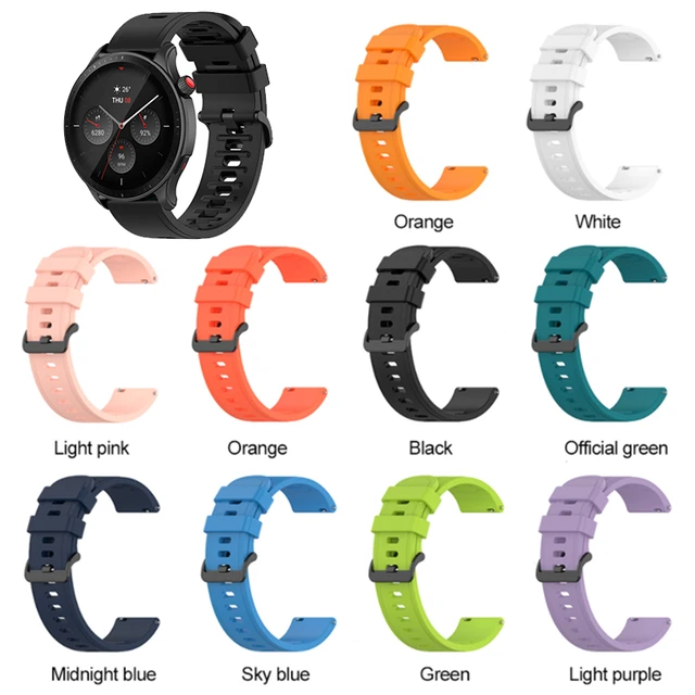 Silicone Band For amazfit GTR 4 Strap Smart Watch Wristband For Huami  amazfit GTR4 GTR 2 GTR 3 GTS4 Mini Bracelet Watch strap - AliExpress