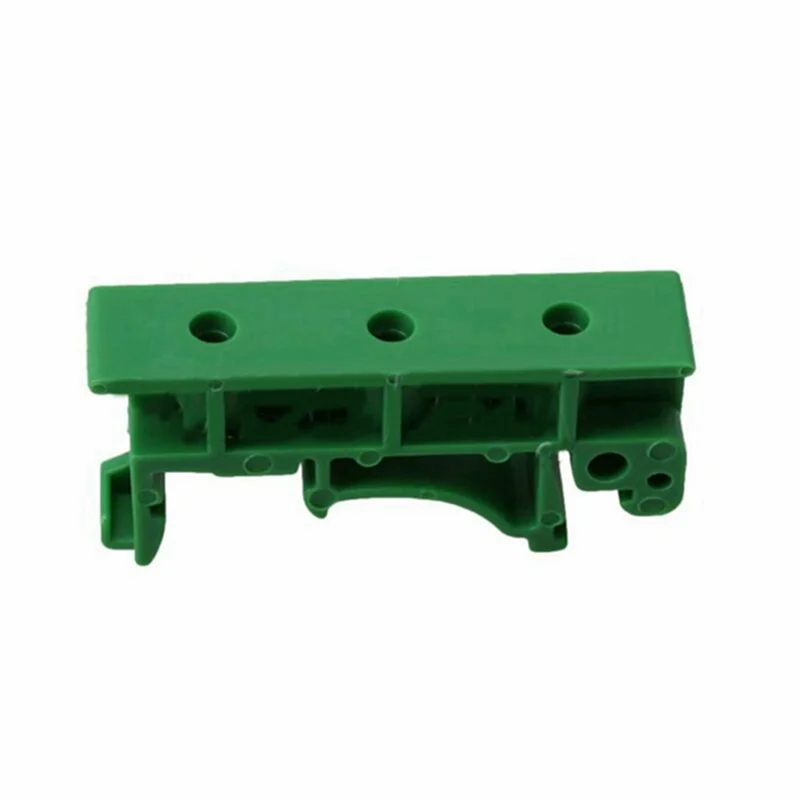 B92B-100Pcs DRG-01 DIN 35 레일 마운트 장착 지원 어댑터 회로 기판 브래킷 홀더 캐리어 클립 커넥터 용 PCB