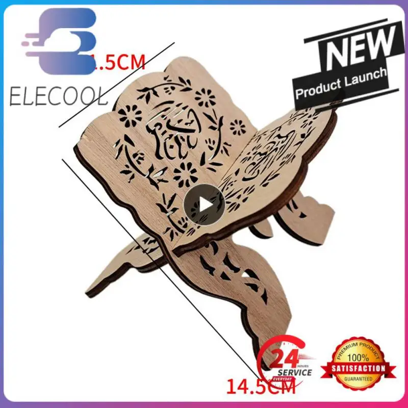 Legno Eid Mubarak Quran Holy Book Stand Holder Islamico Musulmano Ramadan Kareem Decorazione Per La Casa Mini Ramadan Mubarak Eid Regali