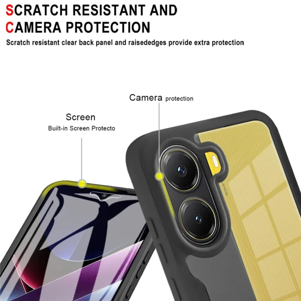 Universal 3-in-1 360° Screen Protector & Clear HD Phone Case