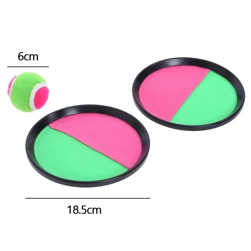 thumbnail image 1 of juego de pelota adhesiva con ventosa para niños, juego de pelota para deportes al aire libre, juego de lanzamiento y captura, juguetes interactivos para exteriores entre padres e hijos, 1 of 5