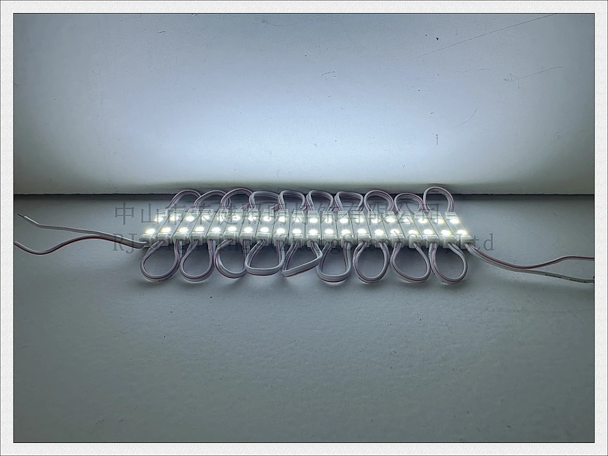 주입 LED 모듈 미니 글자용 방수 LED 조명 모듈 SMD2835 DC12V 2led 0.6W IP65 28mm(L)* 6mm(W)* 5mm(H)