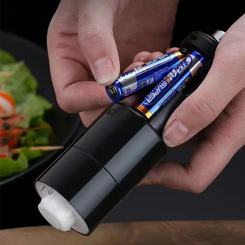 Electric Automatic Mill Pepper and Salt Grinder with LED Light Adjustable Coarseness Spice Grinder Kitchen Cooking Tool nut spice grinder salt and pepper grinder pepper grinder electric grinder herb spice grinder