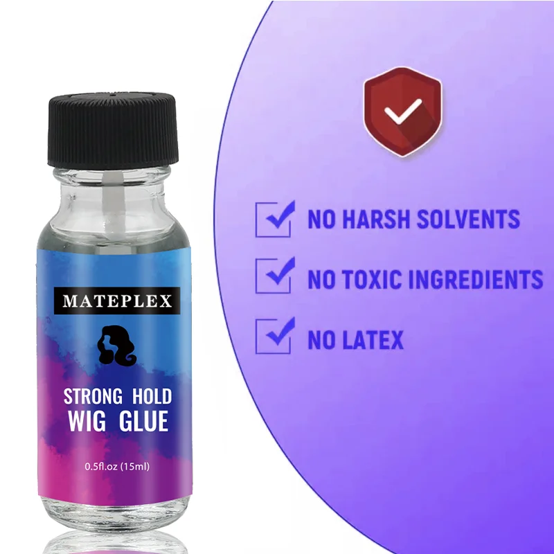 15ml Ultra Hold Lace Front Wig Glue Waterproof Hair Replacement Adhesive Invisible Wig Glue Strong Hold Bonding Glue for Toupee