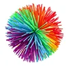 Rainbow Sensory Stringy Balls Fidget Toys For Kids Silicone Bouncy Ball Party Favors Outdoor Fun Juguetes Divertidos Y Graciosos 2
