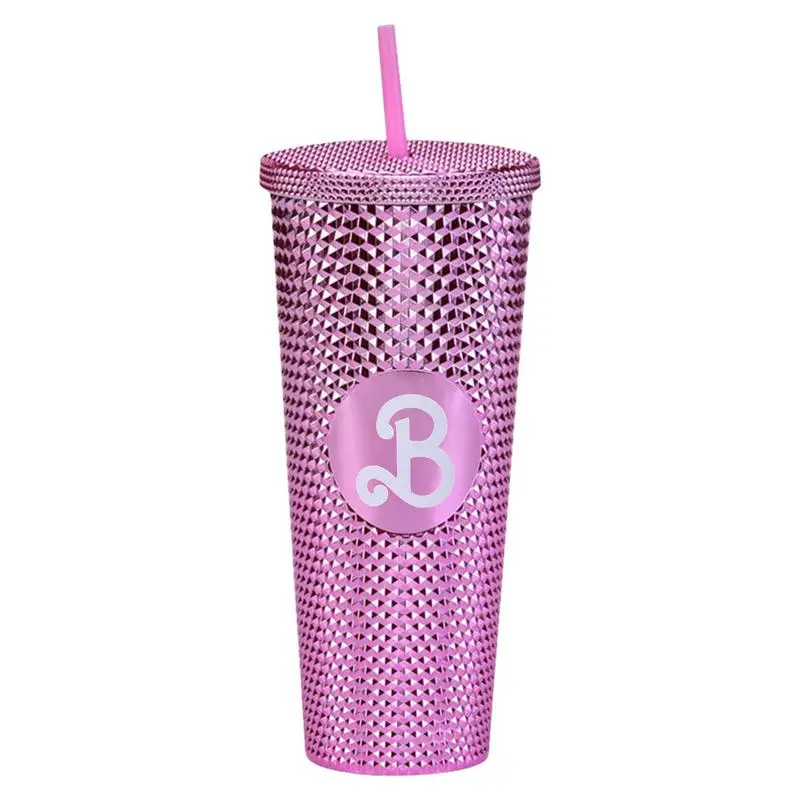 24oz Acrylic, Rhinestone filled, BARBIE tumbler