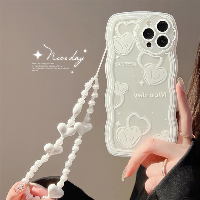 Metal Wrist Strap Card Phone Case  Iphone 8 Case Strap Card Holder -  Fashion 3d - Aliexpress