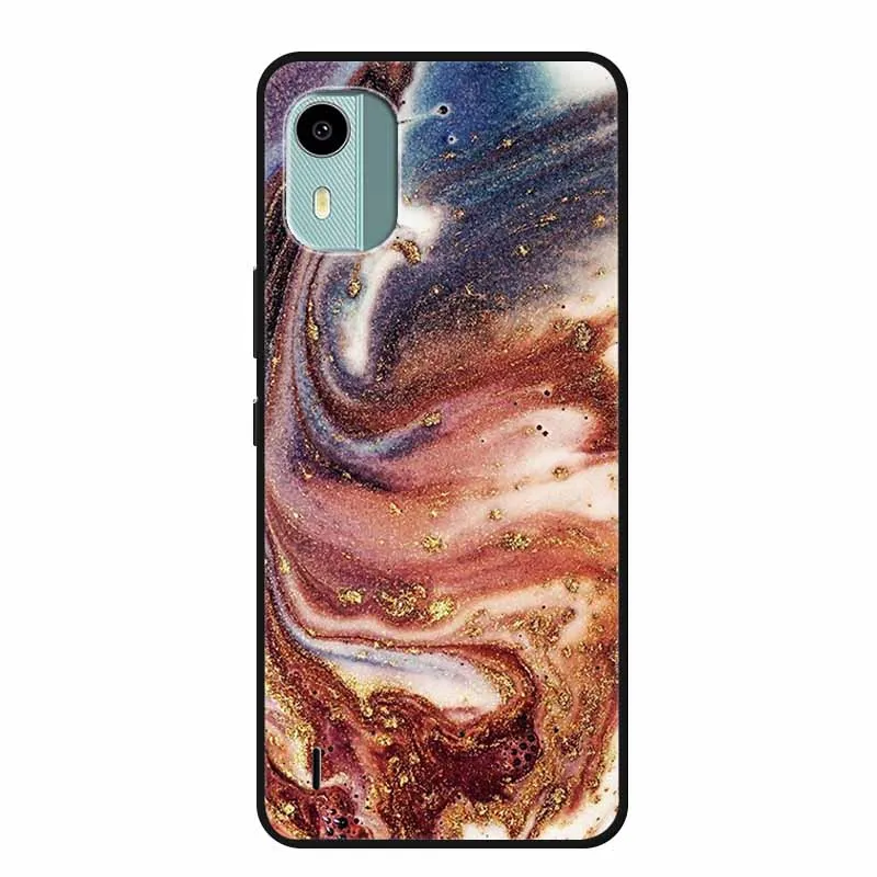 Marble Soft Silicone TPU Phone Back Cover Case - Stylish Protective Bumper