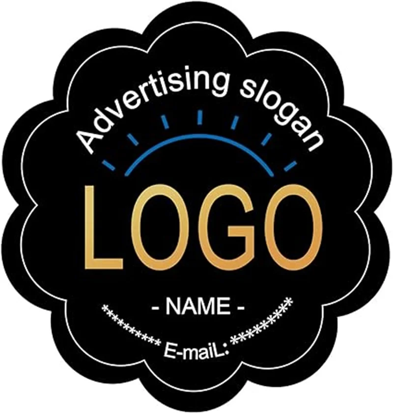 제조업체 직접 판매 컬러 자체 접착 라벨, 맞춤형 로고 스티커, 원형 투명 씰 ..