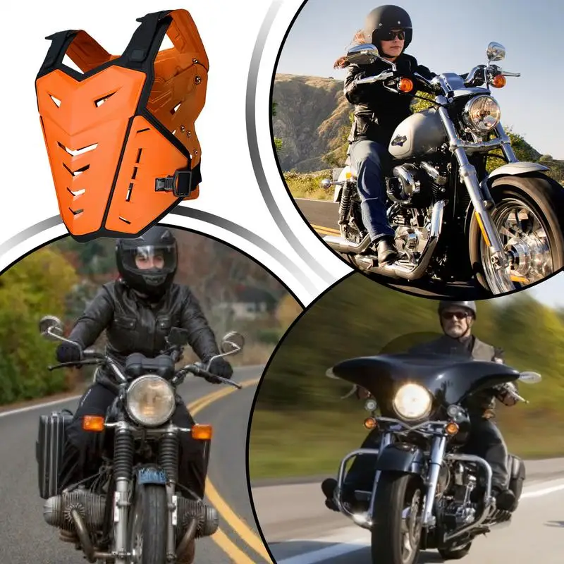 Motorcycle Guard Vest Skiing Waistcoat Adult Youth Chest Riding Vest Safety Equipment For Dirt Bikes Motorcycle Racing