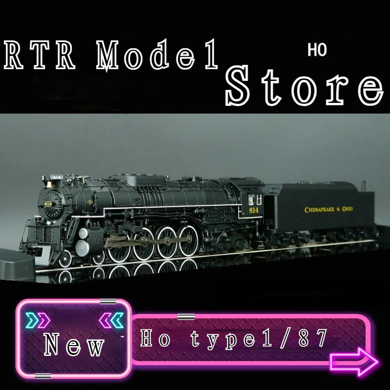 TRAIN/HO TYPE TRAIN MODEL AMERICAN BROADWAY HO TYPE COPPER CAR! Type 4-8-4 Digital Sound Effect Smoke Effect Steam! Back