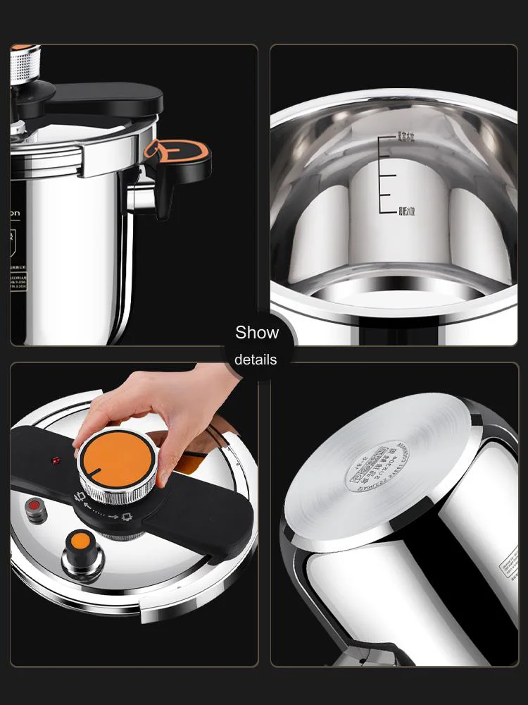 Pressure Cooker 100kpa High Pressure Fast Cooking Induction Cooker Gas Universal Explosion-proof