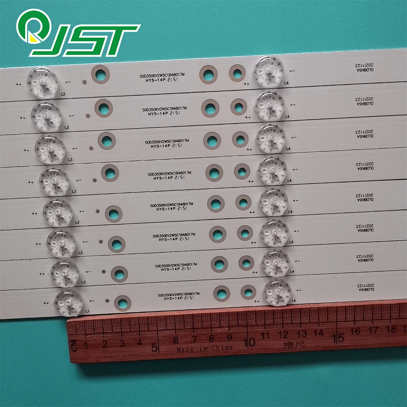 New 8pcs/Kit LED Strips for 50 TV AKAI D50F2000 E50F200 PHILIPS JF-D090-A0B0 MASTER TL501