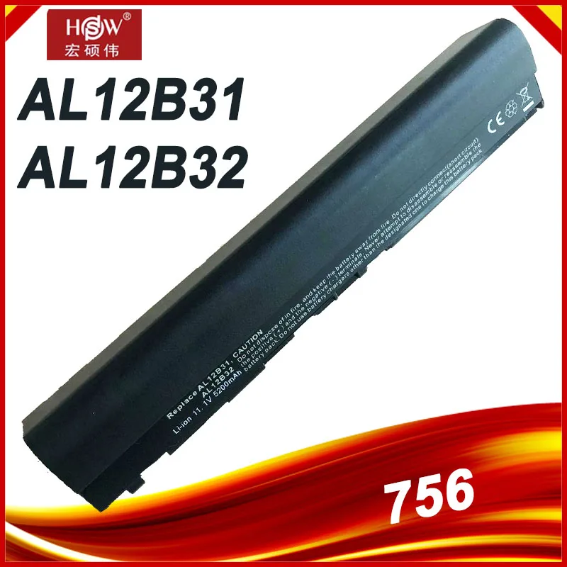 

Аккумулятор для ноутбука Acer Aspire One 6, 6 ячеек, AL12B32, 725, V5-171 B113, B113M, AL12X32, AL12A31, AL12B31, AL12B32