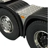 For 1/14 Tamiya RC Truck Metal Anti-skid Decoration Board with LED Lights Side Lamp for Benz Scania MAN Tamiya LESU WPL Tractor 2