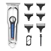 Silver Stainless Steel Hair Clipper For Profressional Barbers & Personal Self-Cutting Trims All Types Of Hair, Beard, Mustache 1