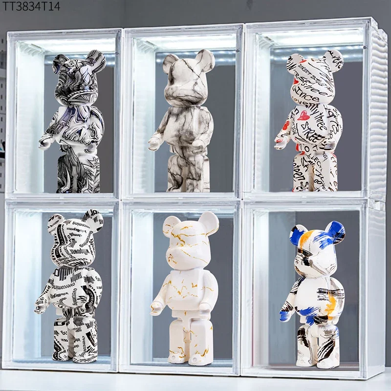 

20 types of light luxury 27CM violent bear series ornaments, living room and office desk decorations, fashionable ornaments