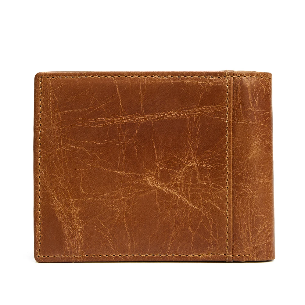 Credit Card Wallet Business Retro Leather Wallet For Men RFID multi slot Fashionable Short Wallet Men Wallet Leather