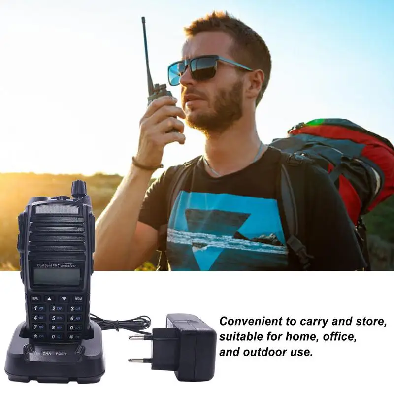 Walkie Talkie Charger Base | UV-82 Bf-UV8D USB Battery Charger Replacement | Handheld Radio Two Way Radio Bf-UV8D Walkie Talkie