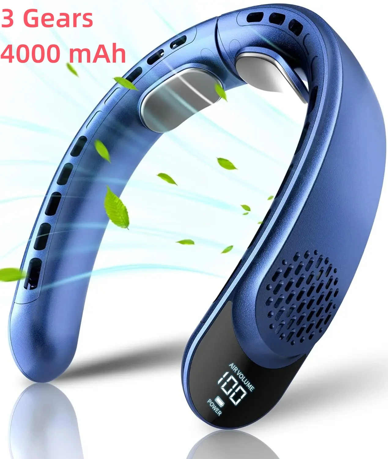 مروحة رقبة USB محمولة ، تصميم بلا فانوس ، تحكم وحم...