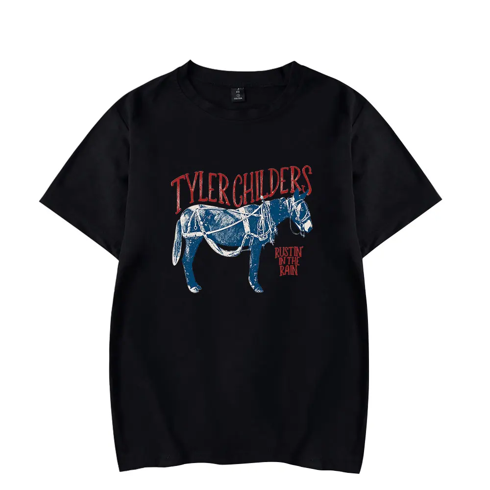 

Tyler Childers Tee Rustin' In The Rain Album Merch Print Women Man Fashion Casual Streetwear Short Sleeve