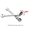 6mm 7mm 8mm 9mm 10mm 11mm 12mm 13mm 14mm 15mm 16mm 17mm 18mm 19mm Reversible Ratchet Wrench Ratcheting Socket Spanner Nut Tools 2