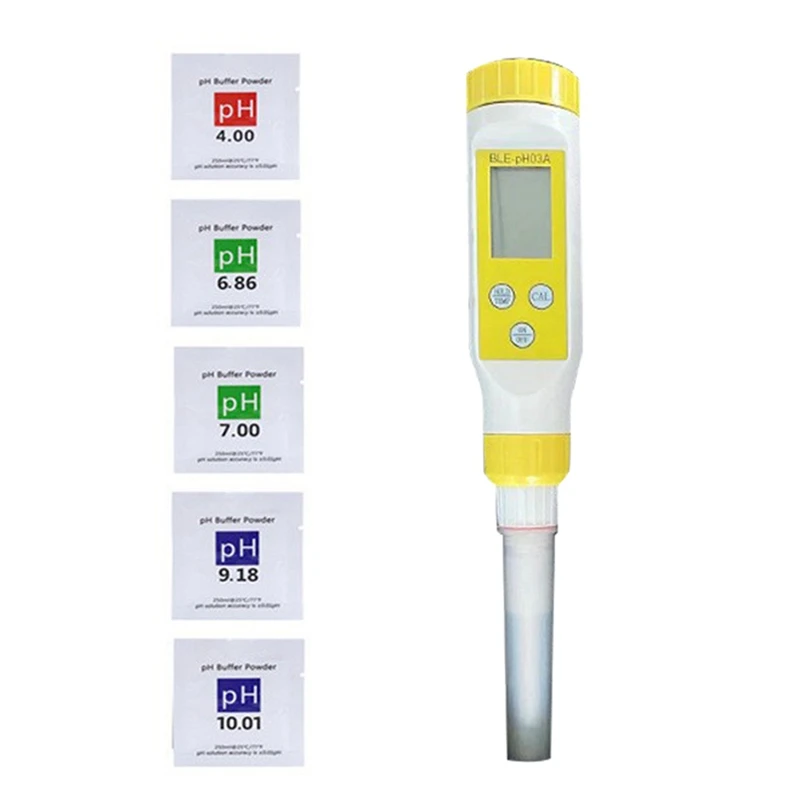 

Bluetooth Digital PH Meter For Food High Accuracy Food PH Tester With Backlit LCD Display For Meat,Bread And Water