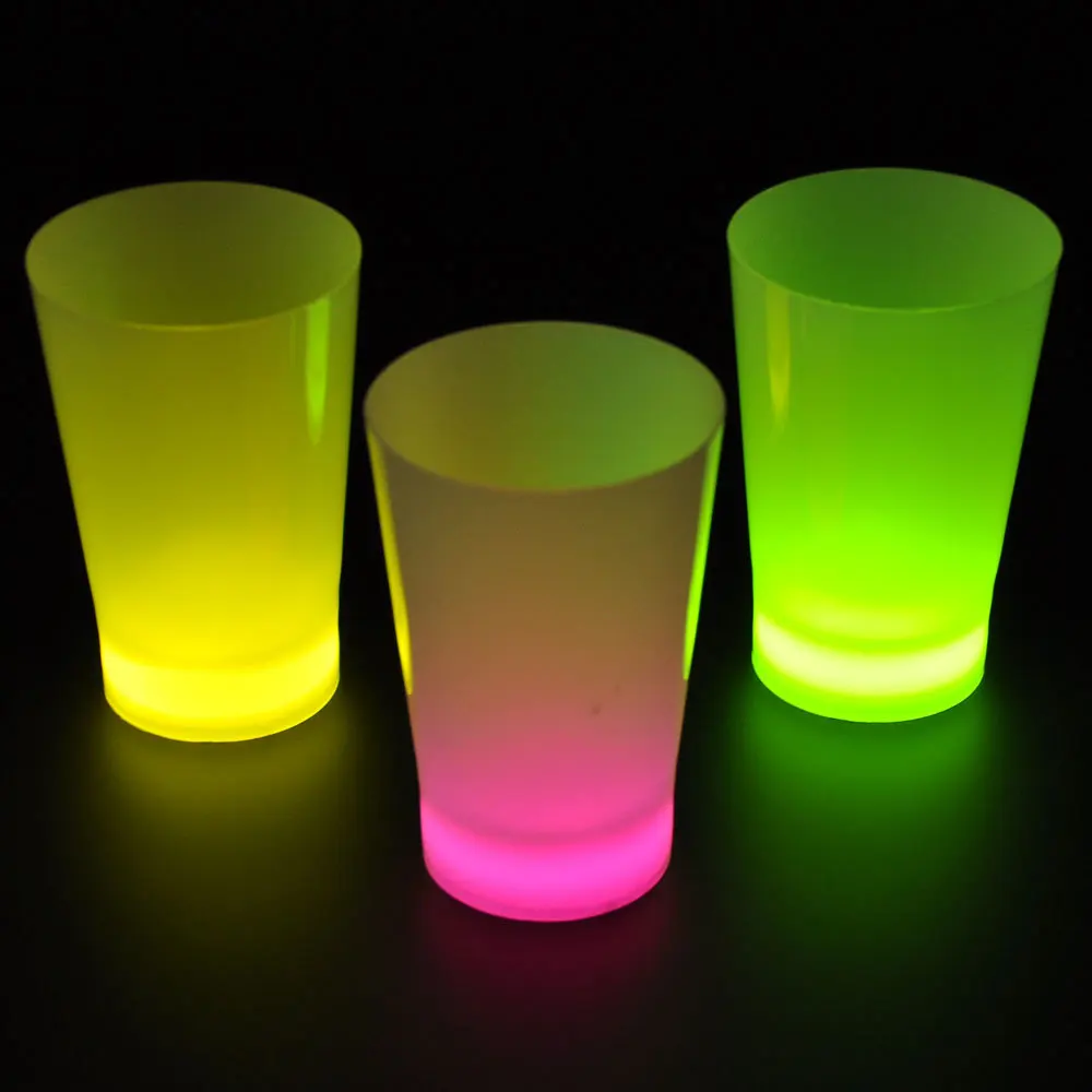 12pcs Light Up Shot Glasses Party Neon Wedding Favors Shot Glasses Glow In  The Dark Cups Glow Cups - AliExpress