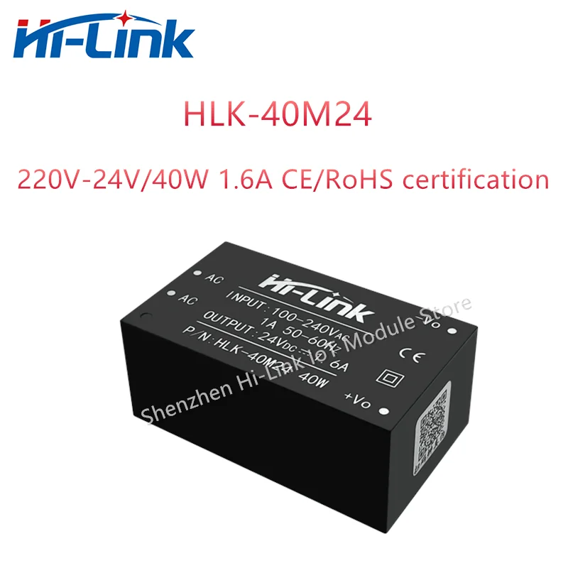 HLK-40M24 220V To 24V 40W AC DC Power Supply Module Low Power Consumption High Safety Isolation Converter Intelligent Household