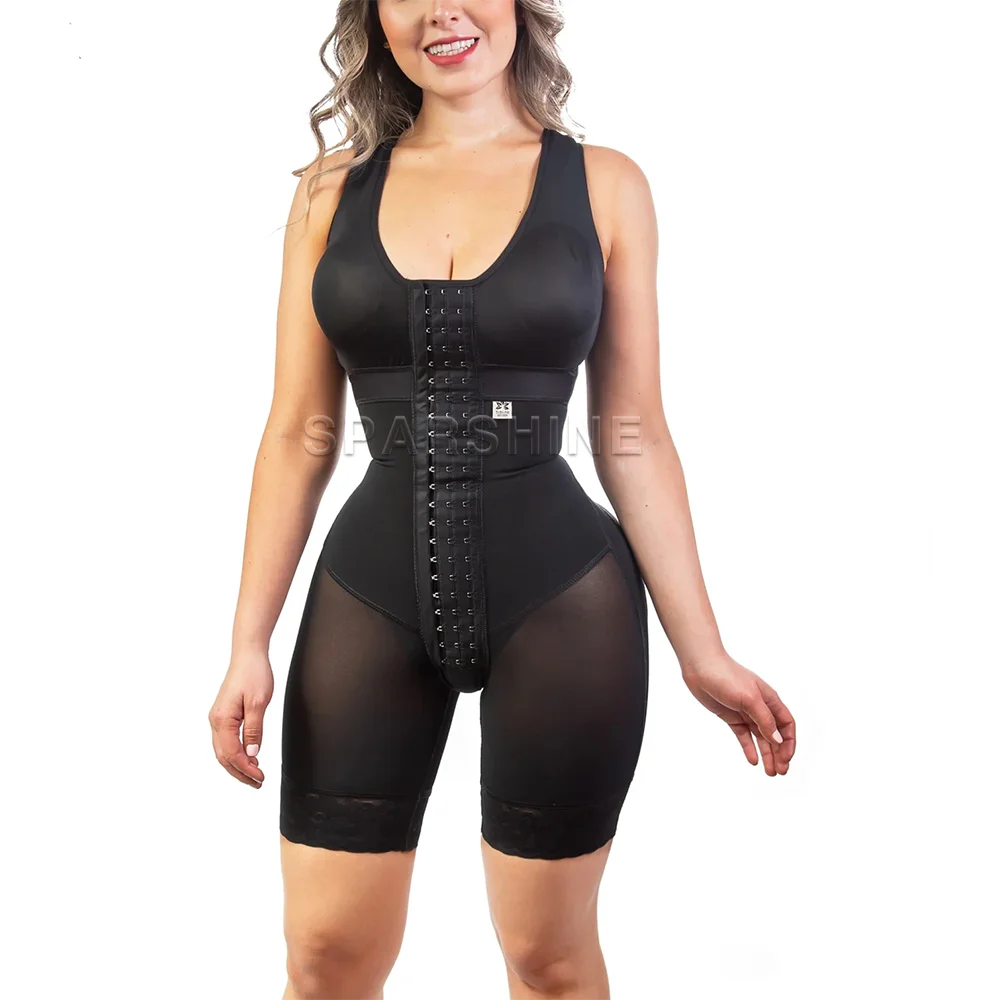 Women Colombianas High Compression Waist Trainer Slimming Body Shaper Shapewear Abdomen Control Butt Lifter Flat Belly Corset