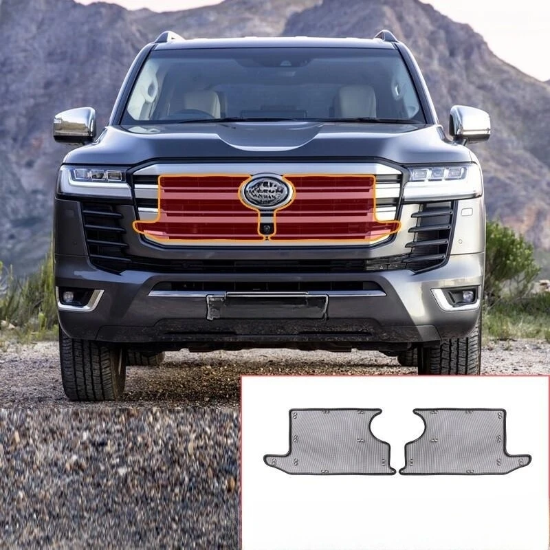 

for Toyota Land Cruiser 300 Lc300 2021-2023 Front Grille Bumper Stainless Steel Wire Mesh Tuning Exterior Upgraded Accessories