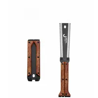 Higher Quality Handmade Logging Field Camping Folding Woodworking Manual Double Side Sharpening Foldable Butterfly Wood Saw 1