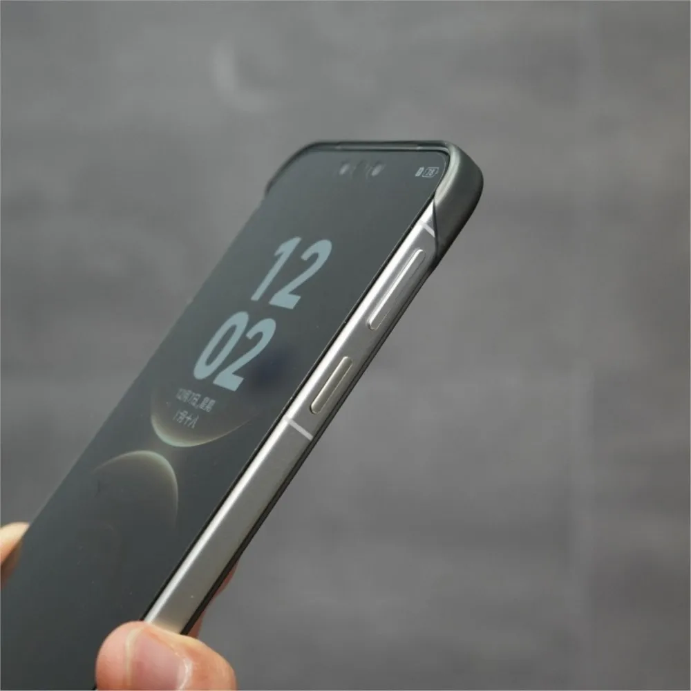 Ultra Thin Transparent Magnetic Charge Case with Frameless Design