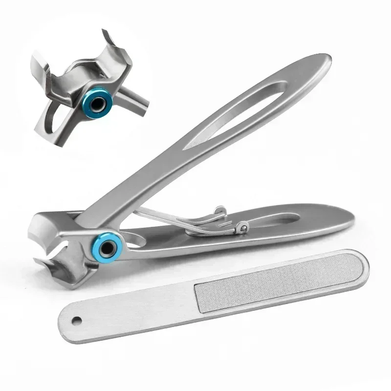 Nail Clippers Stainless Steel Two Sizes Are Available Manicure Fingernail Cutter Thick Hard Toenail Scissors Tools Knife Nails