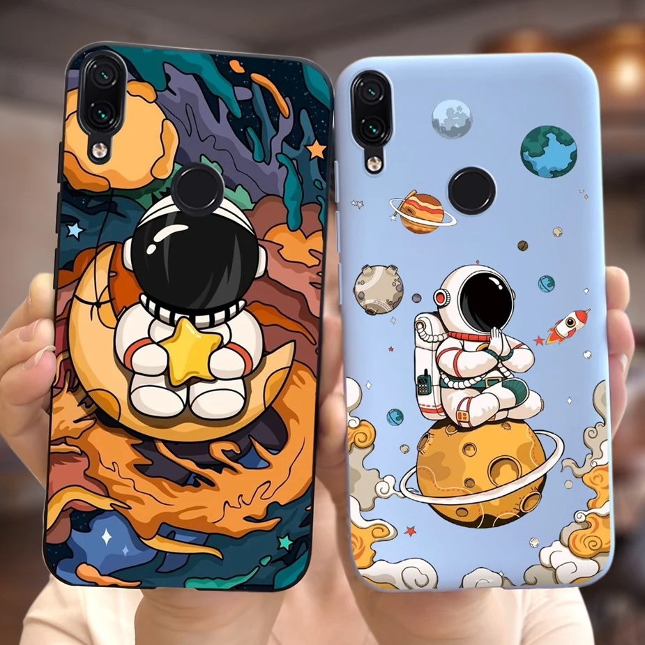 Cute Cartoon Painted Back Cover - Soft Bumper Phone Case