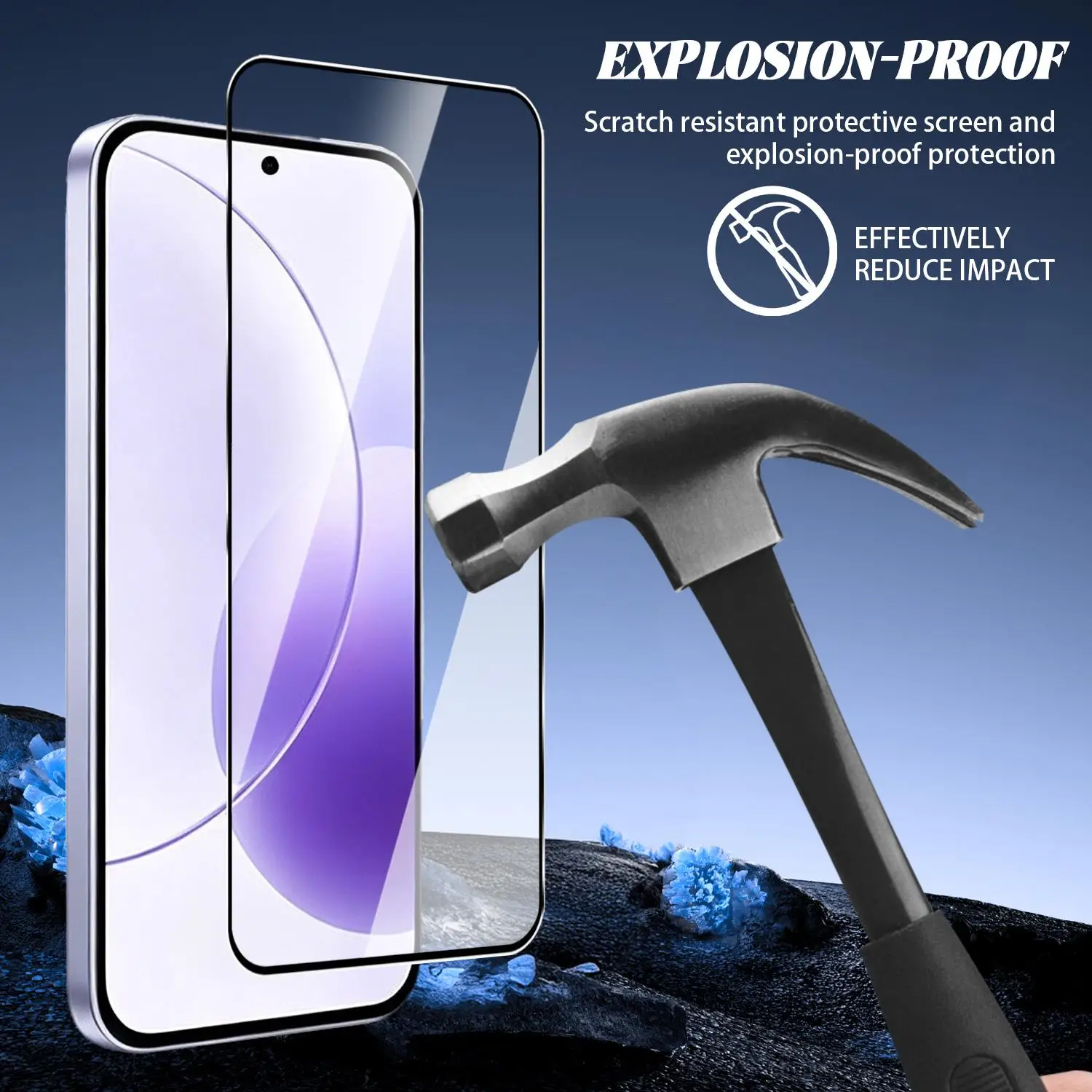 Advanced Privacy Screen Protector - 9H Tempered Glass, Shatterproof and Anti-Scratch Anti-Spy Film