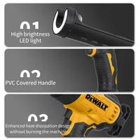 Pistolet à mastic sans fil Dewalt, pistolet à silicone électrique, 6 vitesses, pistolet à colle pour verre, outil de remplissage et d'étanchéité, compatible avec les batteries Dewalt 6