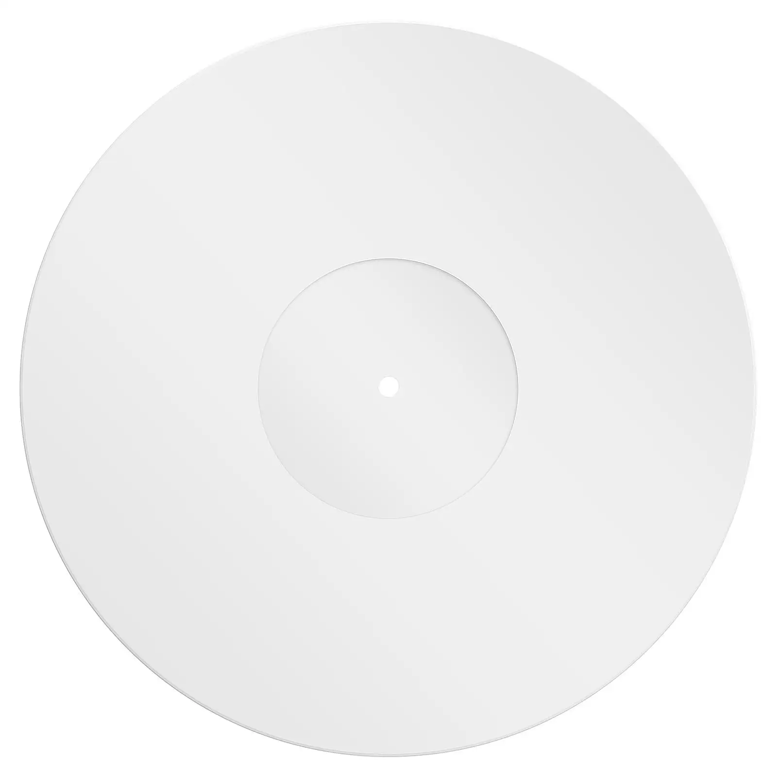 12 Inch White Acrylic Record Mat Vinyl Player Recorder Protective Turntable Slipmat Accessories Pad