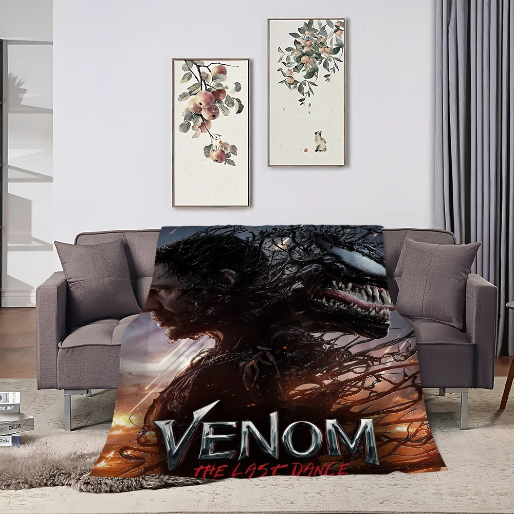 V-Venom T-The L-Last D-DanceS Skicomfort Warm Soft Home Kids Lunch Blanket Suitable For Living Room Office Daily Travel Gifts 3