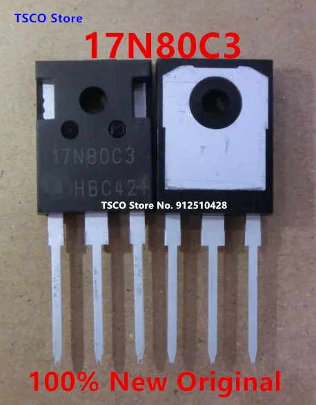 

17N80C3 SPW17N80C3 17A/800V 100% Новый оригинальный 10 шт.