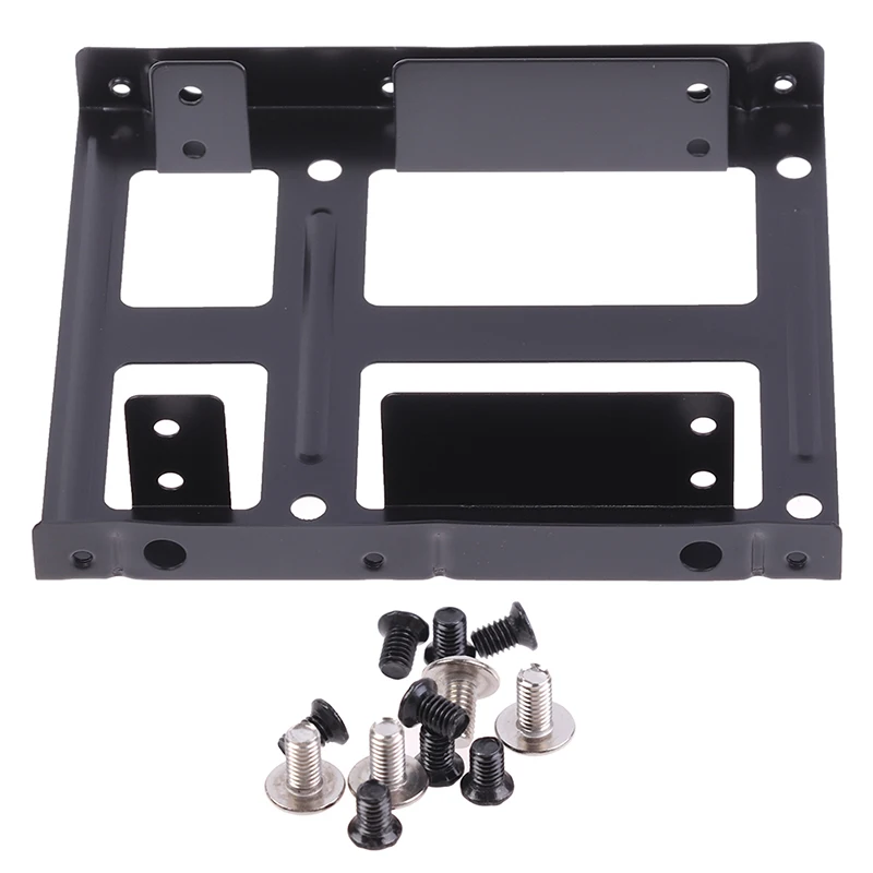 Hard Disk Mounting Bracket Dual Desktop SSD Mounting Bracket 2.5 To 3.5 inch Hard Disk Bracket Hard Drive Internal Adapter Mounting Kit