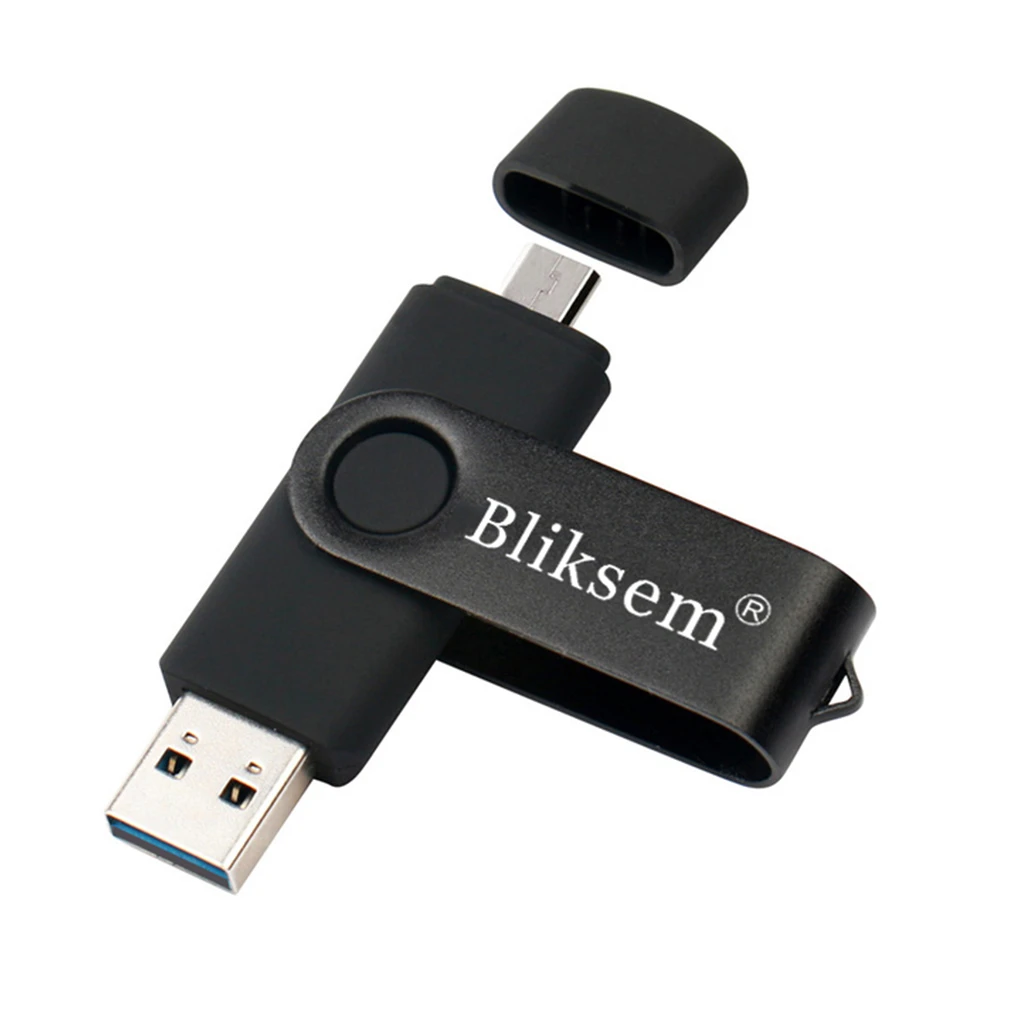 High Speed USB Flash Drive OTG Pen Drive 64gb USB2.0 Stick Rotatable Pen drive For Android Micro