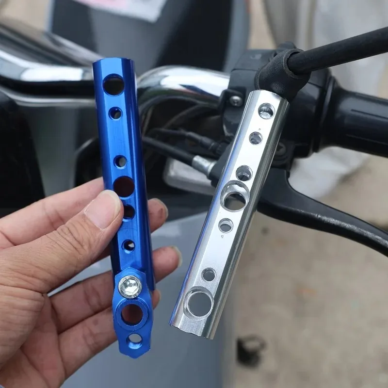 Extension Pole for Motorcycle Rearview Mirror Base Reversing Mirror Crossbar Bracket InstallationSpotlight Extension Pole Holder